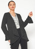 Women's Open Front Ruffle Sleeve Cardigan - My Store