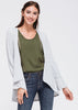 Women's Open Front Ruffle Sleeve Cardigan - My Store