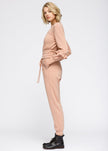 Women's Peplum Sweatpants In Peach - My Store