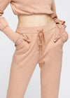 Women's Peplum Sweatpants In Peach - My Store