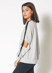 Cold Elbow Sweatshirt in Heather Grey - My Store