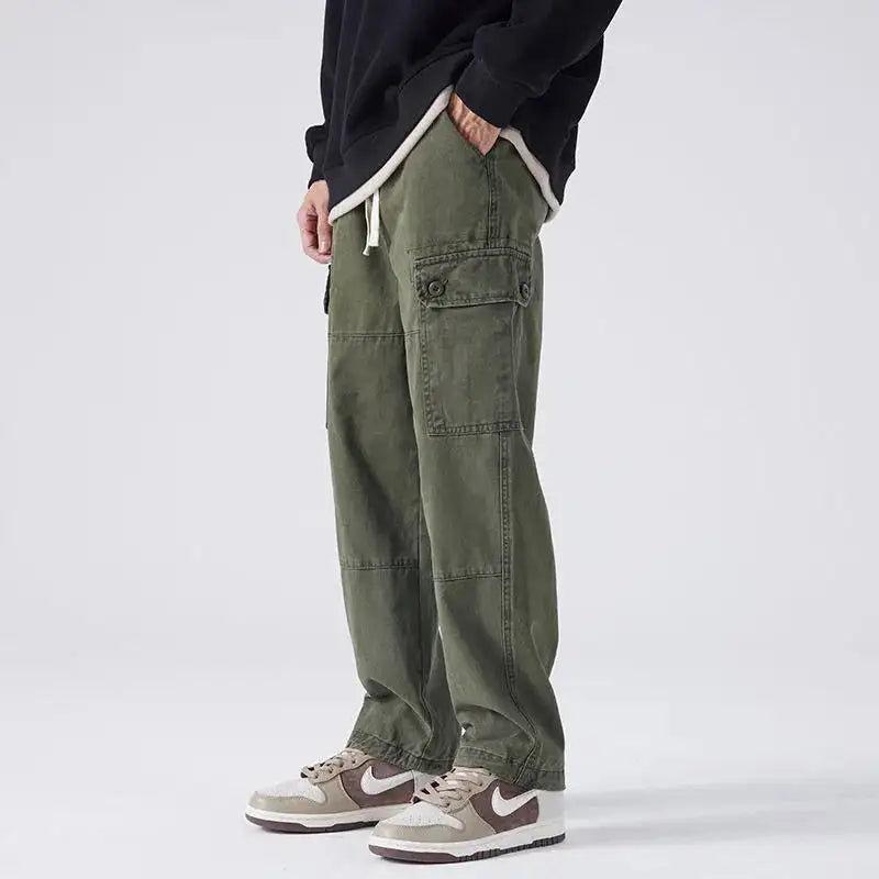 Drawstring Cargo Pants - My Store