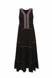 AMALFI MAXI DRESS - BLACK - My Store