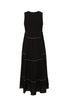 AMALFI MAXI DRESS - BLACK - My Store