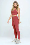 Two Piece Activewear Set with Cut-Out Detail - My Store