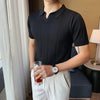 2023 High Quality Knitted Polo Shirt Men - My Store