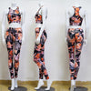 EP PrintWomen Fitness Yoga Set Sportwear Outfits Floral Workout - My Store