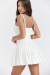 White Pleated Dress - My Store