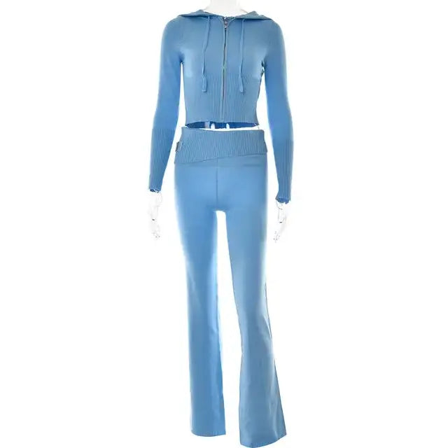 2 Piece-Set Trousers Hoodie Tracksuit - My Store