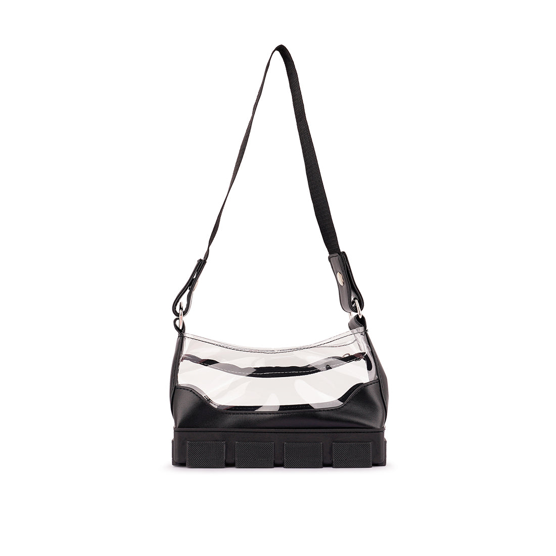 Black Clear Utility Handbag - My Store