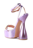 Big Bash Metallic High Platform Chunky Sandals - My Store