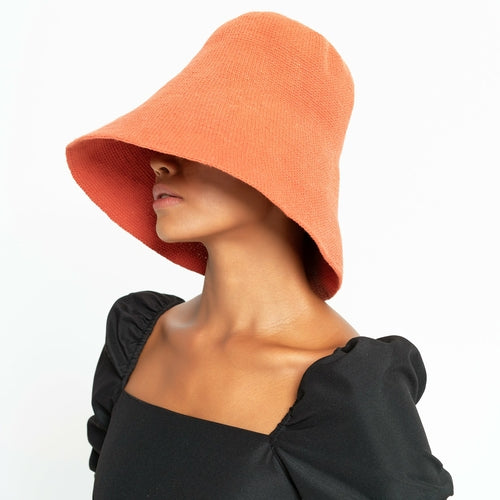 BLOOM Crochet Hat, in Burnt Sienna - My Store