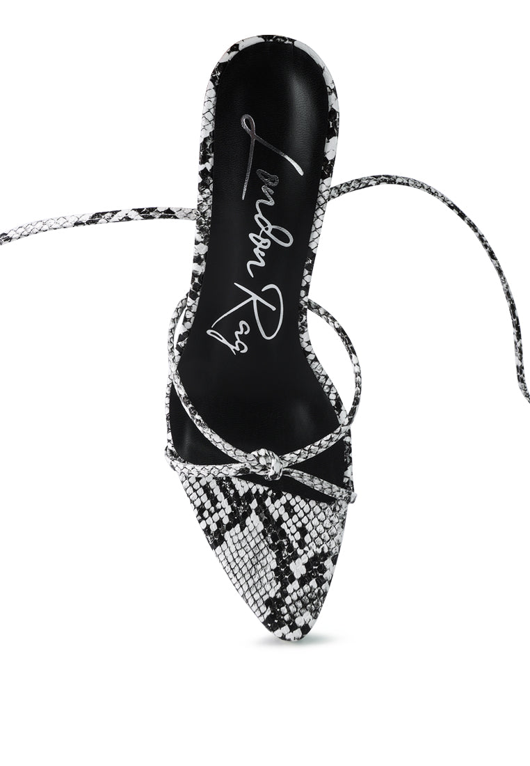 Bondage High Heel Lace Up Heels - My Store