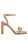 Bottom Kiss Chain Strap Italian Block Heel Sandals - My Store