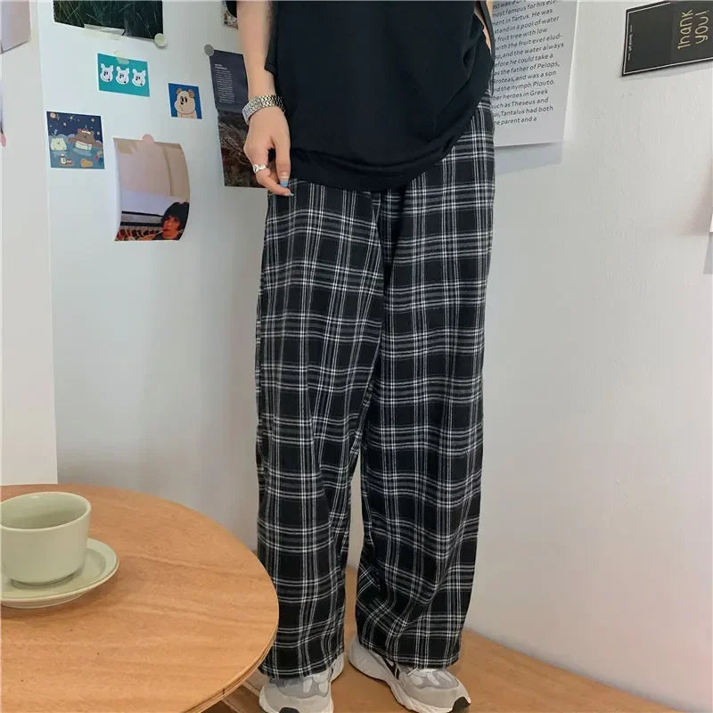 Loose Straight Corduroy Pants