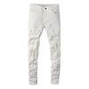 White Jeans Patch Stretch - My Store