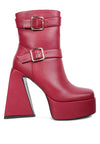 Hot Cocoa High Platform Ankle Boots - My Store