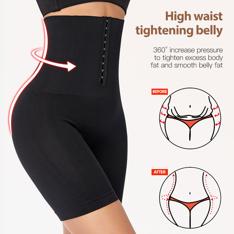 High Waist Abdominal Pants Women's Postpartum Corset Belly Raise Hip L - My Store