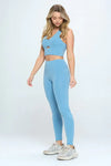 Two Piece Activewear Set with Cut-Out Detail - My Store