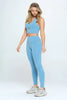 Two Piece Activewear Set with Cut-Out Detail - My Store