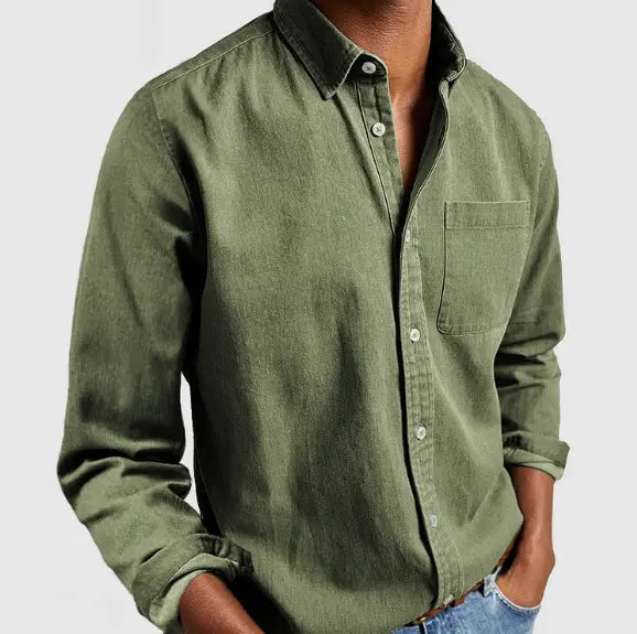 Men's Stand Pocket Casual Shirts - My Store