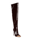 Chimes High Heel Patent Long Boots - My Store