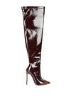 Chimes High Heel Patent Long Boots - My Store