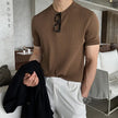 2023 Men's Clothing Luxury Knitted Polo Shirt - My Store