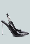 Coveted Stiletto Heeled Slingback Sandals - My Store