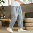 Summer Men's Cotton Linen Casual Pants Breathable Streetwear - My Store