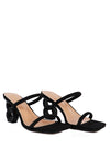 Downtown Double Strap Fantasy Heel Sandals - My Store