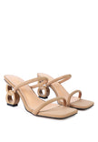 Downtown Double Strap Fantasy Heel Sandals - My Store