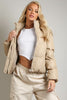 PU Boxy Puffer Jacket - My Store