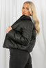 PU Boxy Puffer Jacket - My Store