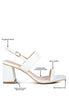 Kirk Elasticated Gussets Block Heel Sandals - My Store