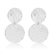 Hammered disc earrings - My Store