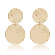 Hammered disc earrings - My Store