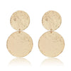 Hammered disc earrings - My Store