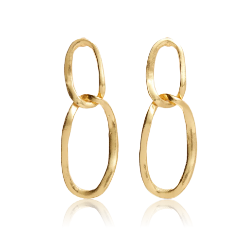 Oval link  Earrings - My Store