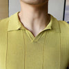 2023 High Quality Knitted Polo Shirt Men - My Store