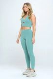 Two Piece Activewear Set with Cut-Out Detail - My Store