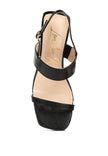 Kirk Elasticated Gussets Block Heel Sandals - My Store