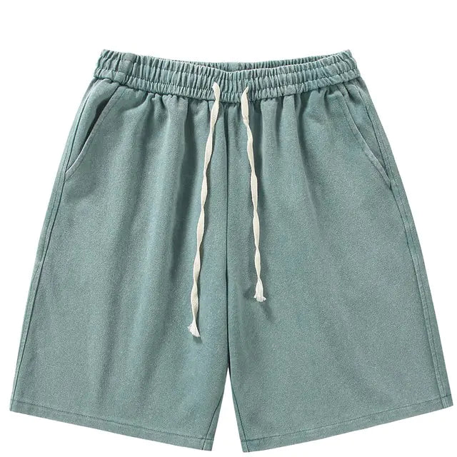 Summer Distressed Cotton Sweatshorts - My Store