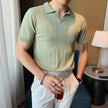 2023 High Quality Knitted Polo Shirt Men - My Store