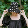 FLORA Crochet Hat In Black - My Store