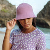 FLORETTE Crochet Bucket Hat In Lilac Purple - My Store