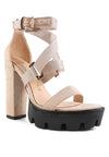 Fresh Daisy Harness Straps Block Heel Sandals - My Store