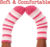 Tipi Toe Women's 6-Pack Cozy Microfiber Colorful Patterned Fuzzy Crew - My Store