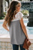 Fashion Gray Lace Knit Tank - My Store