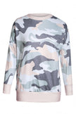 Fashion Khaki Green Digital Camo Print Sweatshirt - My Store